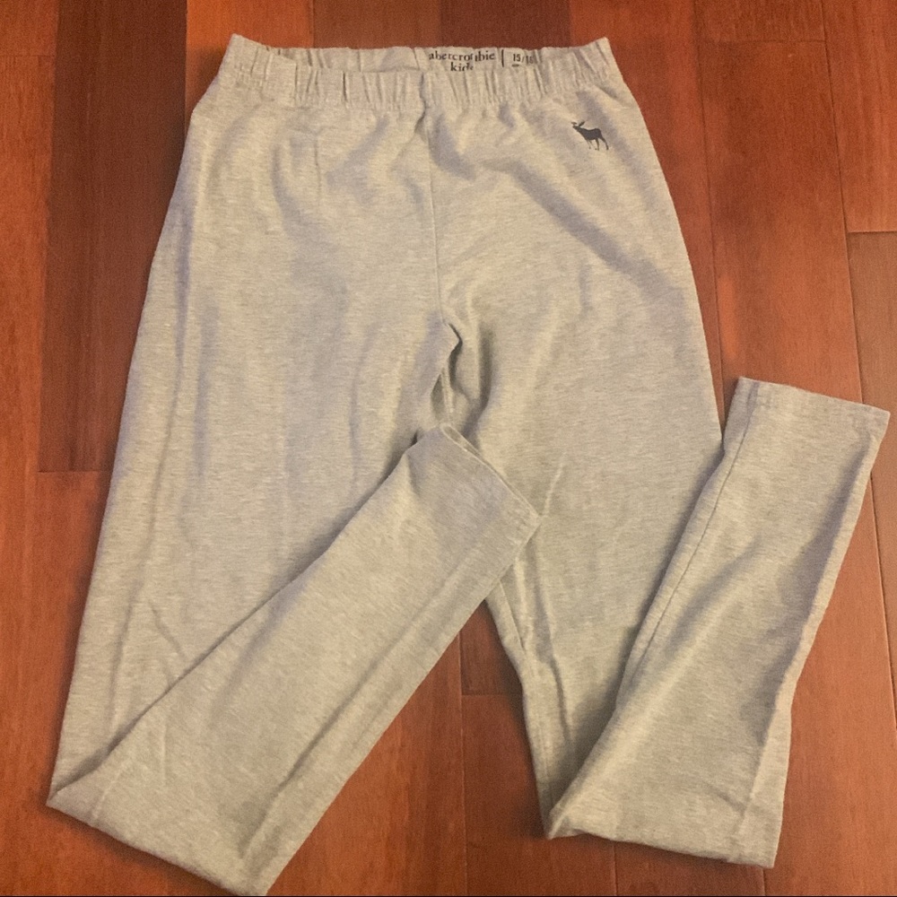 Abercrombie Kids Gray Leggings 15/16 teen